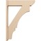 Ekena Millwork 7 1/2-in W x 30-in D x 42-in H Balboa Slat Rough Cedar Woodgrain TimberThane Outlooker, Primed Tan OUTUR075X30X42BOA24RCPR - alternate 5
